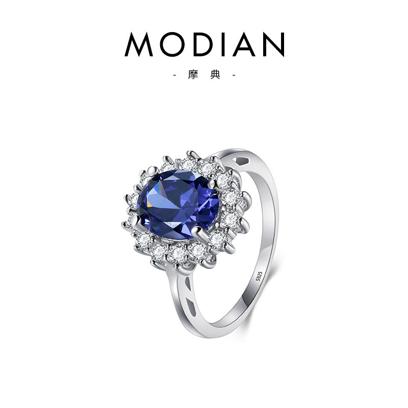 Wholesale Retro Simple Versatile 925 Silver Ring